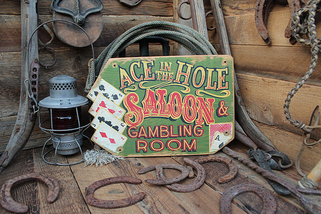 ギャンブラー 木製看板の通販・販売 | アメリカ雑貨のテーマ
