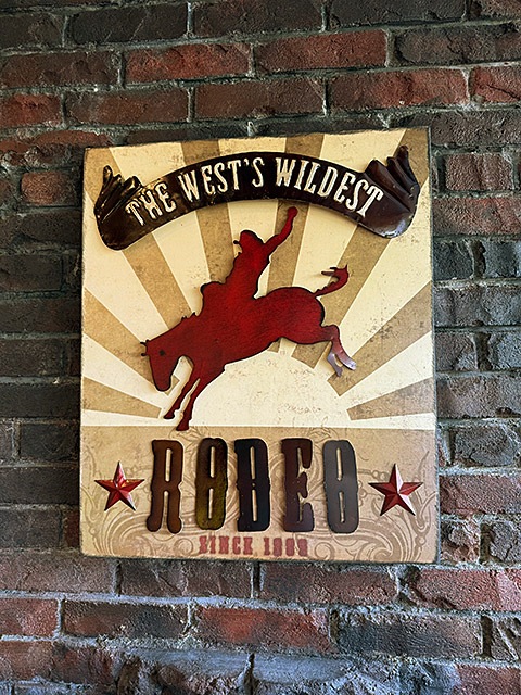 ◇木製看板・ドライブイン-カウボーイ◇木彫り・カントリーウェスタン