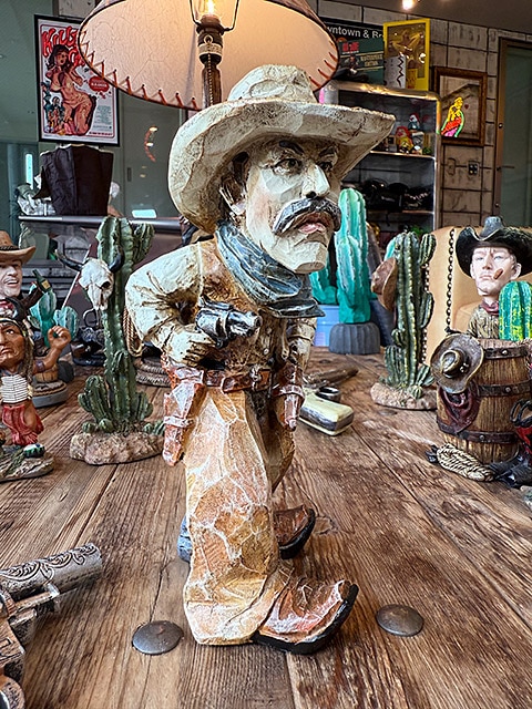 カウボーイ ウッドカットフィギュアの通販・販売 | アメリカ雑貨の