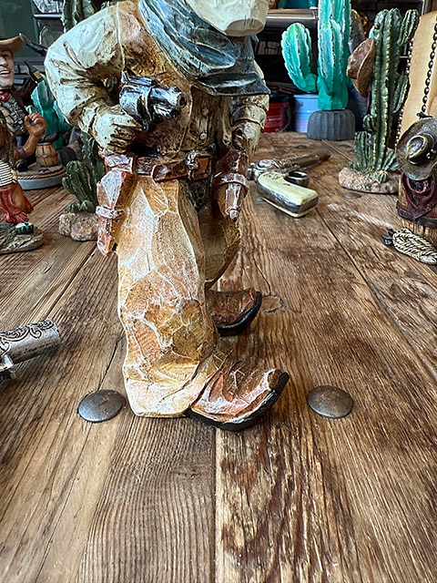 カウボーイ ウッドカットフィギュアの通販・販売 | アメリカ雑貨の