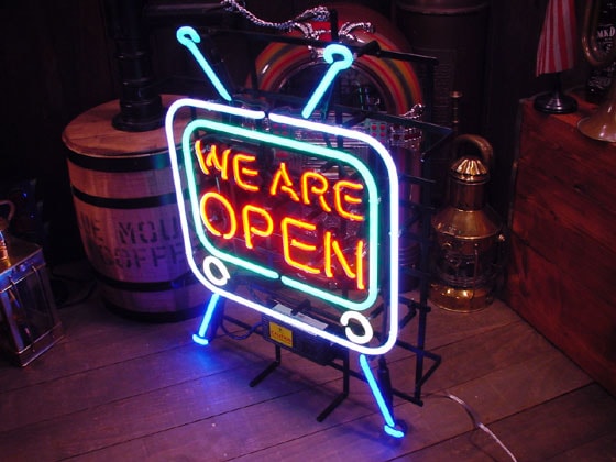 クラシックテレビのオープン ネオン管の通販・販売 | アメリカ雑貨の