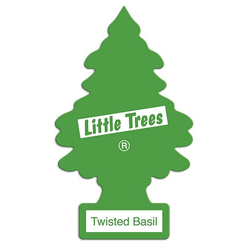 リトルツリー 両面パターントップツリー ★キャンディーティールカラー★ リトルツリー （ツイステッド・バジル） Little Trees MADE IN U.S.A.