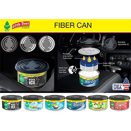 リトルツリー ファイバーカン （ブラックアイス） Little Trees MADE