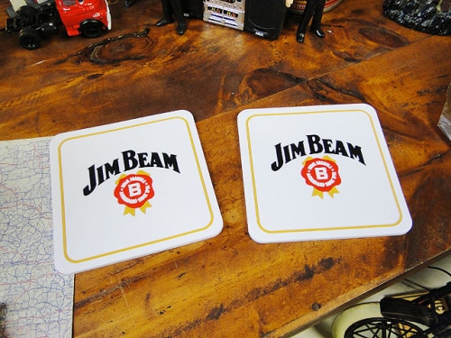 ジンビーム　パブコースター　（2枚セット）|パブグッズ/バーグッズ/お酒関連グッズ