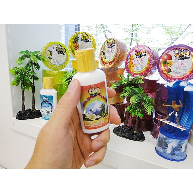 ハワイのセレブ達も愛用するオーガニックボディローション バブル