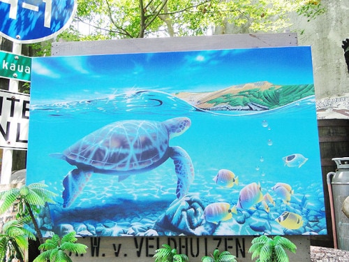 ハワイアン　キャンバスアート　（ハナウマ湾）　栗山義勝|ハワイアン雑貨