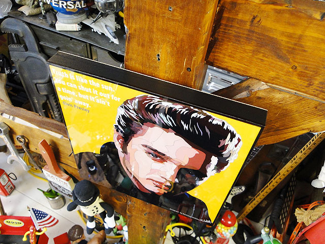 エルヴィス・プレスリー ポップアートフレーム #087 の通販