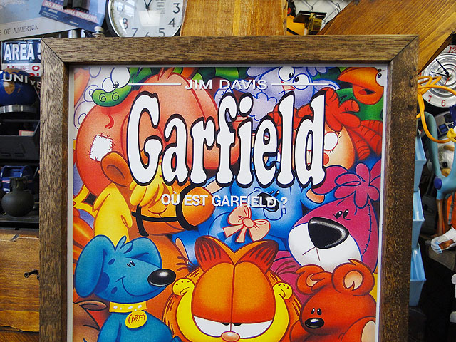 ポスターフレーム （ガーフィールド） ポスター＆木製フレームのセット