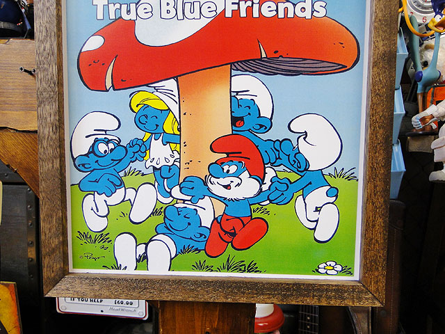 ポスターフレーム （スマーフ/フレンズ） ポスター＆木製フレームの