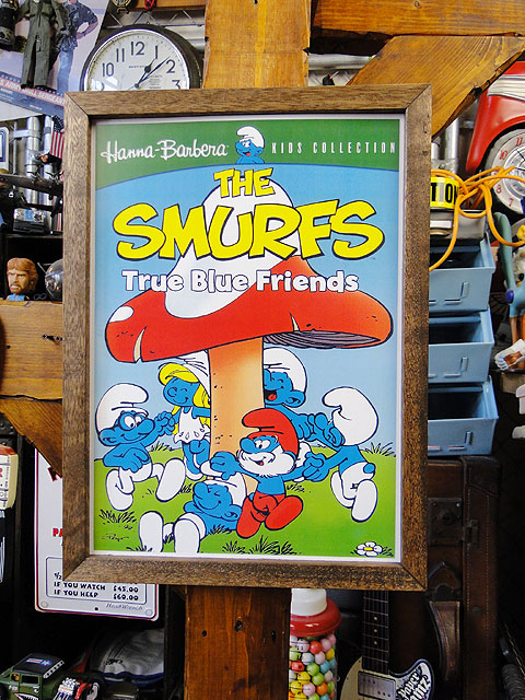 ポスターフレーム （スマーフ/フレンズ） ポスター＆木製フレームの