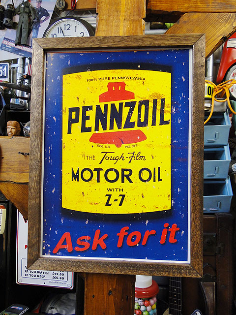 ポスターフレーム （ペンズオイル） ポスター＆木製フレームのセットの