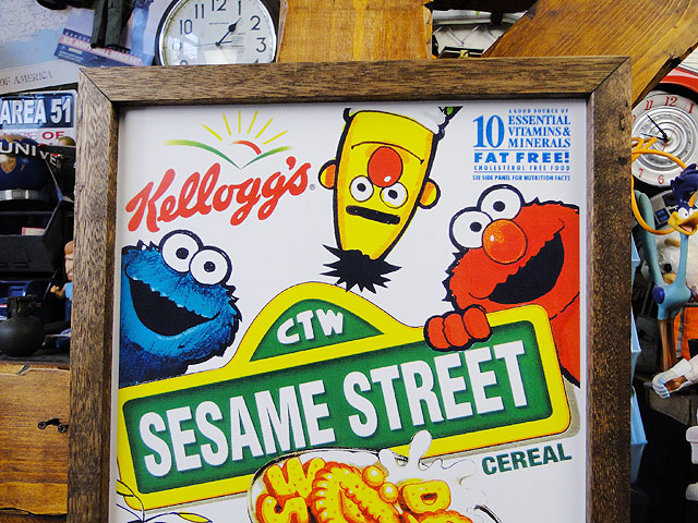 ポスターフレーム （セサミストリート/ストリートサイン） ポスター