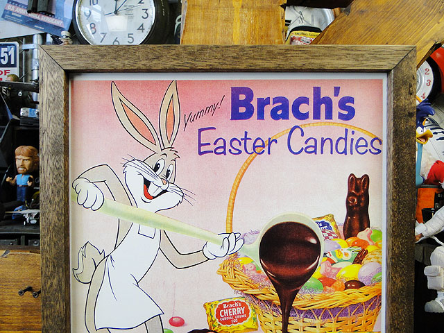 ポスターフレーム （バッグス・バニー/ブランチ） ポスター＆木製