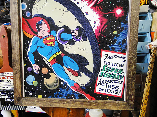 ポスターフレーム （スーパーマン/1958年コミック） ポスター