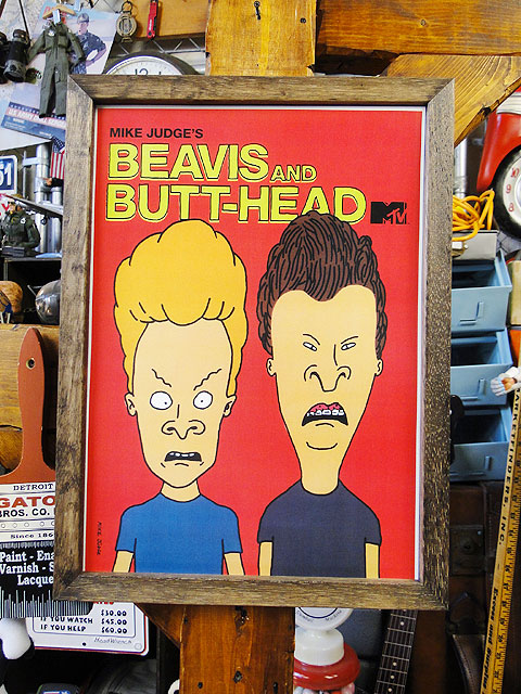 ポスターフレーム （ビーバス＆バットヘッド/カバーショット