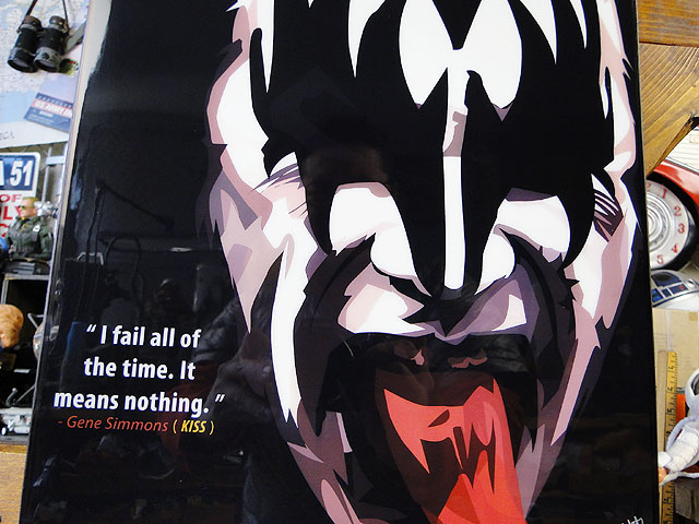 キッス ジーン・シモンズ ポップアートフレーム #070の通販・販売