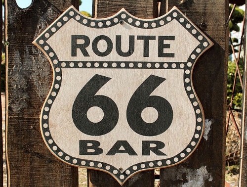 木製看板/ウッドサイン,ルート66 | CandyTower