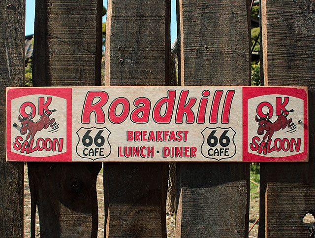 木製看板 ROUTE 66 ヴィンテージ ガレージ アメリカン雑貨