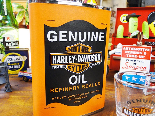 ハーレーダビッドソン オイル缶 フラスクセットの通販・販売