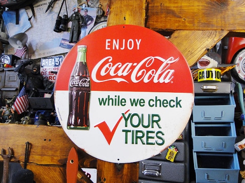 コカ・コーラグッズ,ブリキ看板/木製看板 | CandyTower