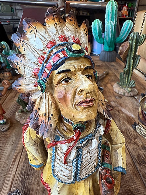 インディアン ウッドルックフィギュアの通販・販売 | アメリカ雑貨の