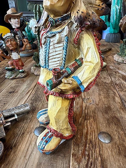 インディアン ウッドルックフィギュアの通販・販売 | アメリカ雑貨の