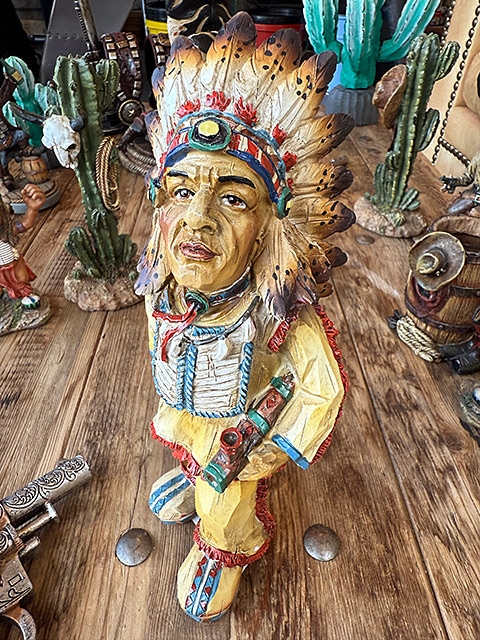 インディアン ウッドルックフィギュアの通販・販売 | アメリカ雑貨の