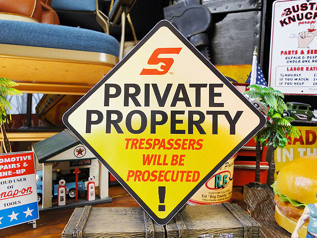 スナップオン ステッカー （PRIVATE PROPERTY）の通販・販売