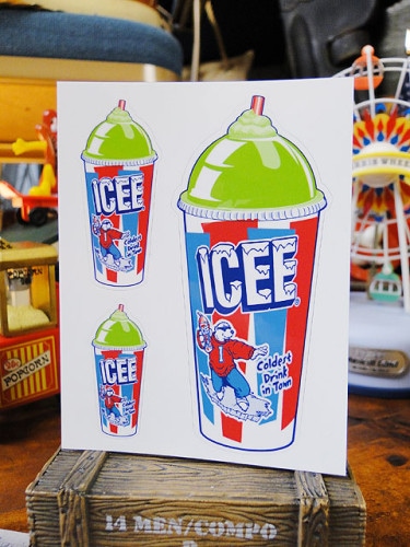 80年代 アイシー ICEE スラッシュ メニューボード USA 看板 店舗