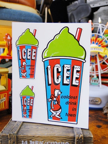 アイシー　オフィシャルステッカー　（フローズン/グリーン）　|カンパニーステッカー|ステッカー