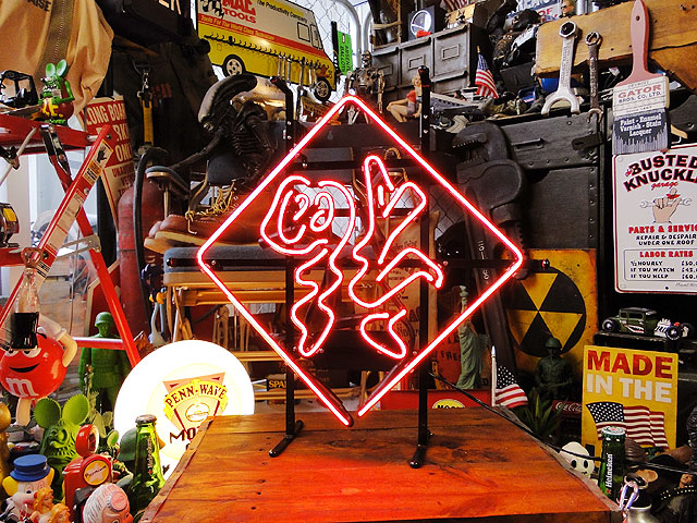 H68希少品✨　ピンクパンサー　ネオン菅　コレクション　喫茶店　アメリカン ネオンサイン ハート ピンク カフェ BAR メルティングハート ネオン管