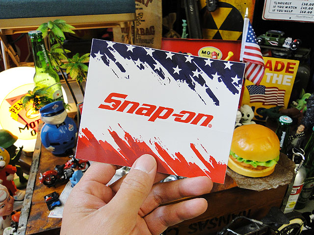 スナップオン ステッカー （U.S.フラッグペイント）の通販・販売