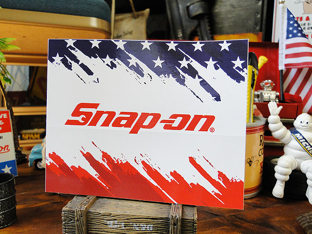 スナップオン ステッカー （U.S.フラッグペイント）の通販・販売