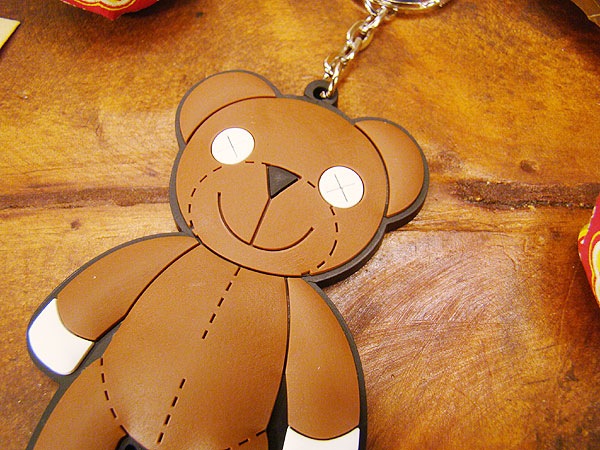 ミスタービーン テディ ラバーキーホルダー-CandyTower ミスタービーン