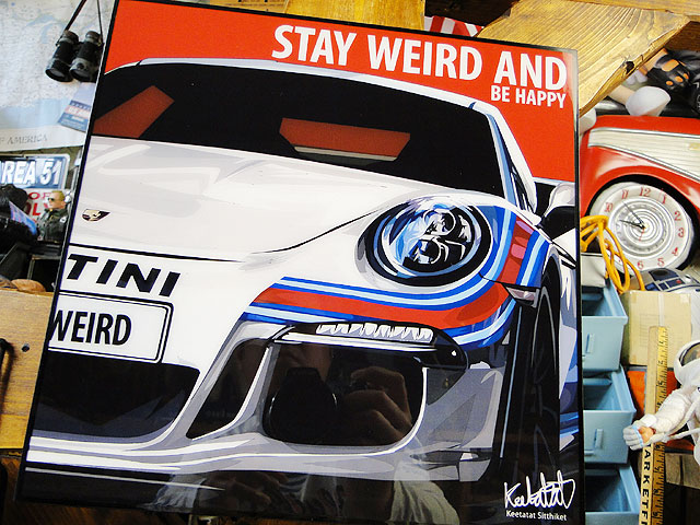 非売品】限定・ポルシェ アクリルウッドフレーム