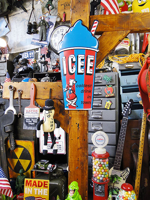 ICEE アイシーフローズンカップ エンボスティンサイン （ブルー