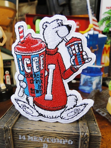 ICEE　アイシー　オフィシャルワッペン　（アイシーベアー）|ドリンク系カンパニーグッズ|カンパニーグッズ