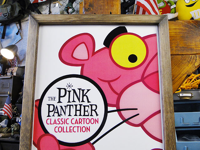 ポスターフレーム （ピンクパンサー/クローズアップ） ポスター＆木製