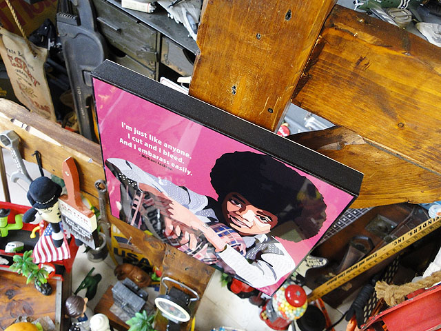 ジャクソン5 ヤング・マイケル・ジャクソン ポップアートフレーム #095