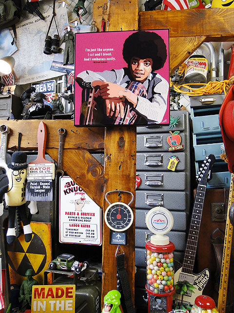 ジャクソン5 ヤング・マイケル・ジャクソン ポップアートフレーム #095