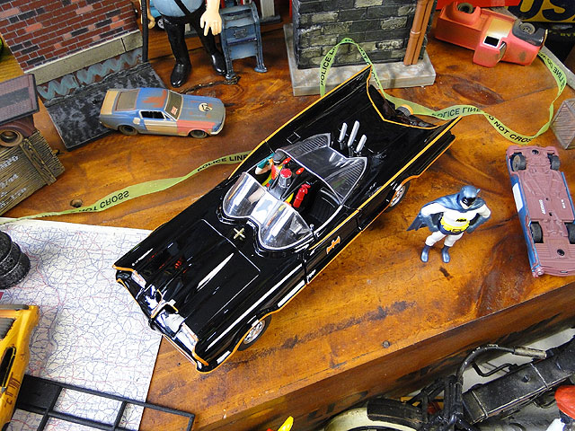 【美品】■ コーギートイズ バットモービル ダイキャスト ミニカー ミニカー 1/46 1966年 バットマン TVシリーズ バットモービル