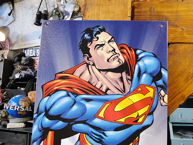 【匿名配送】ブリキ看板 SUPERMAN スーパーマン コカコーラ バッドマン スーパーマン クラシック ブリキ看板の通販・販売 | アメリカ