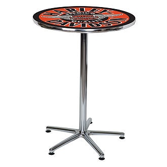 希少 ハーレーダビッドソン オーダーメイド ガラステーブル 有り難く 