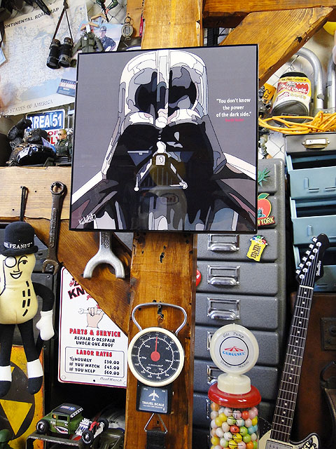 映画 スターウォーズ ポップアートフレーム （ダース・ベイダー