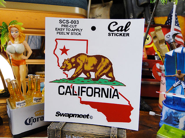 カリフォルニアステッカー （カリフォルニア州マップ/レギュラー）の