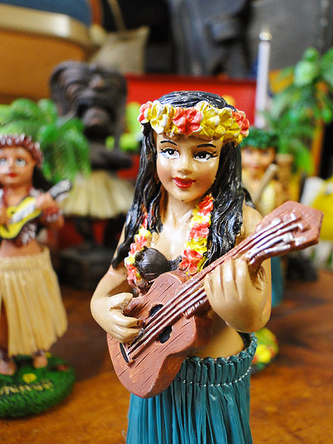 ハワイアン フラガール ダッシュボードドール MINI