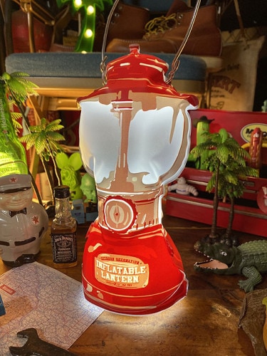 インフレータブルランタン　クラシック　（レッド）|ランタン|アウトドア