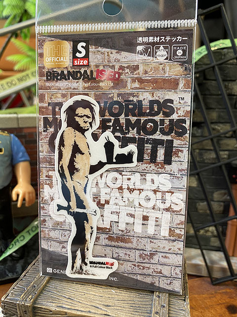 バンクシー ストリートアート オフィシャルステッカー （ファースト