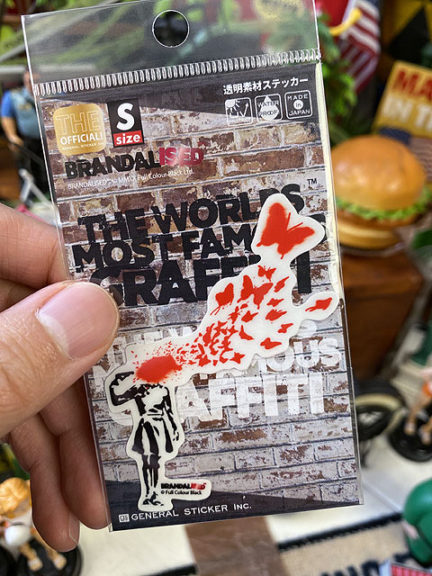 KATSU ステッカー　offkat offwhite Banksy KATSU ステッカー offkat offwhite Banksy バンクシー