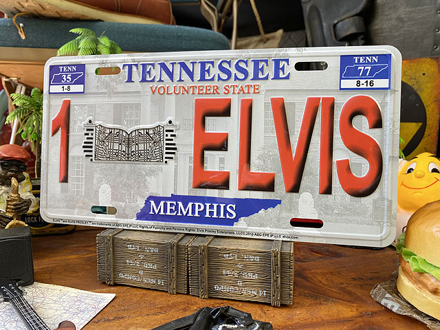 エルヴィス・プレスリー ライセンスプレート （グレイスランド）の通販